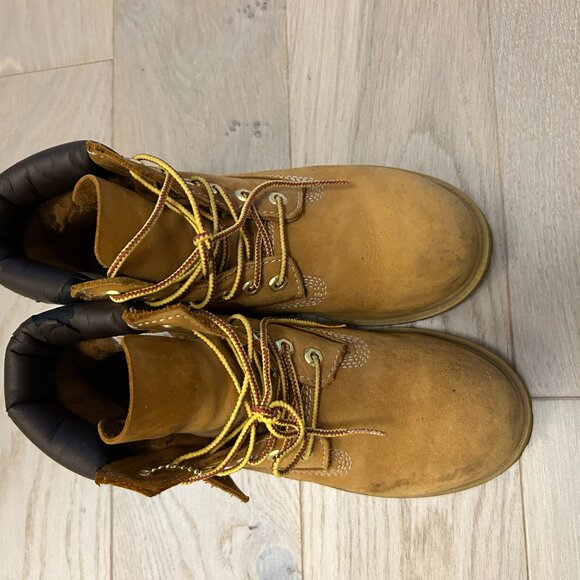 Timberland Classic 6-Inch Boot - Kid - Wheat Size 3 - Picture 6 of 6